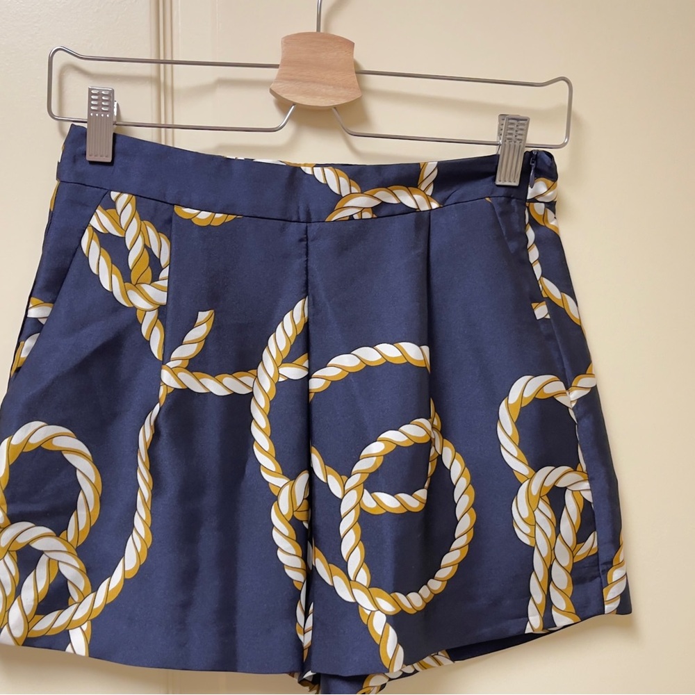 Nautical Rope Print Shorts